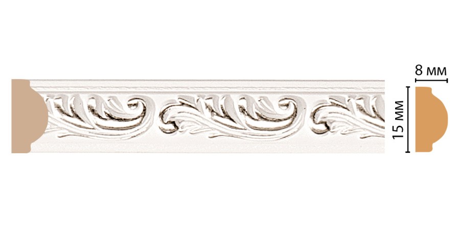 Молдинг DECOMASTER 130-60 ДМ (15*8*2400 мм)