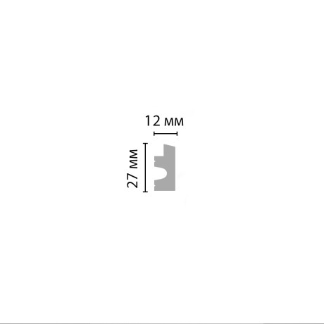 Молдинг DECOMASTER D316-2-81D ДМ (27*12*2900 мм)
