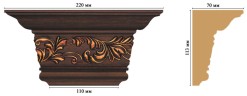 Капитель DECOMASTER D203-966 (220*113*70мм)