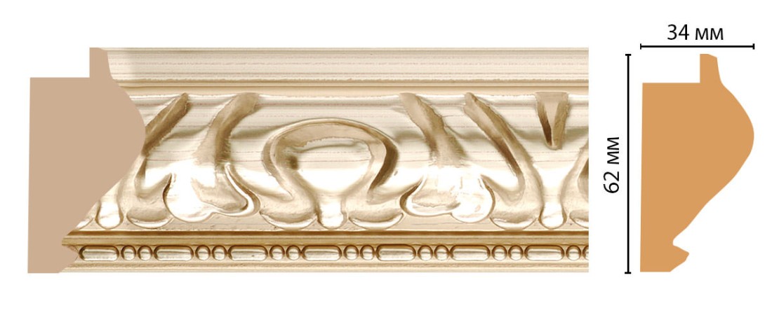 Багет DECOMASTER 829-934 (62*34*2900мм)