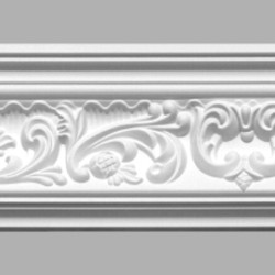 Плинтус потолочный с рисунком DECOMASTER 95104 (115х51х2400мм)