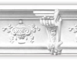 Плинтус потолочный с рисунком DECOMASTER DT-9885 (140*170*2400мм)