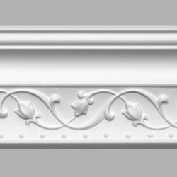 Плинтус потолочный с рисунком DECOMASTER 95821 (100х102х2400мм)