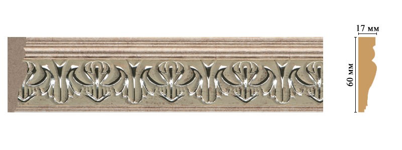 Молдинг DECOMASTER 161B-59 ДМ (60*17*2400 мм)