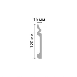 Плинтус напольный DECOMASTER D004ДМ (120*15*2000мм)
