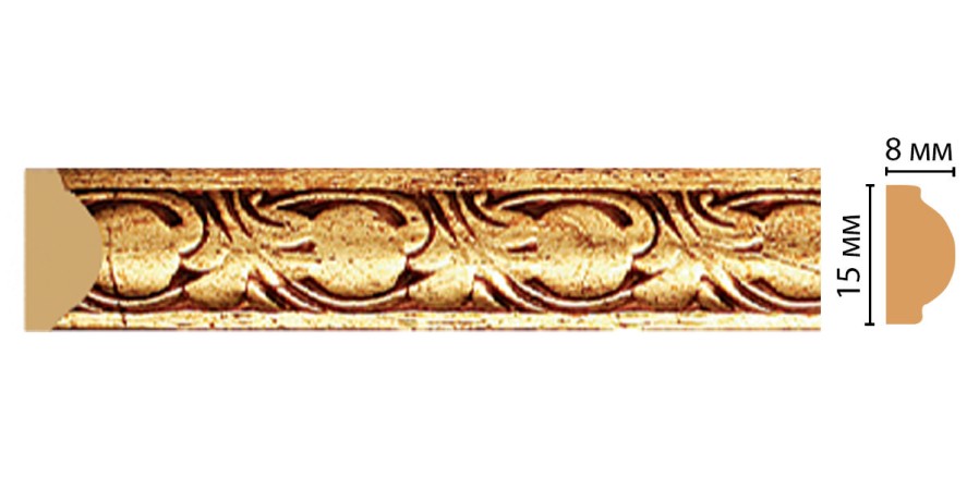 Молдинг DECOMASTER 130C-683 ДМ (15*8*2400 мм)